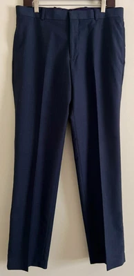 Pantalones a Cuadros Azul Marino Milán Calce Ajustado Para Hombre Inc International Concepts 30x32 Nuevos sin Etiquetas Foto 1 de 4