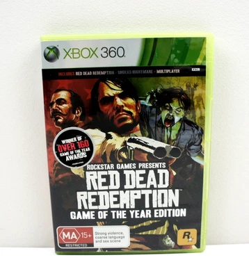 Red Dead Redemption Microsoft Xbox 360 Game Of The Year Edition - Free Postage - Image 1 of 4