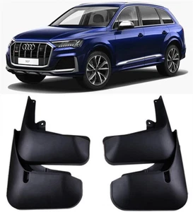 Genuine Full Set Splash Guards Mud Flaps For 2020-2024 Audi Q7 S-Line S Line SQ7 - Picture 1 of 8