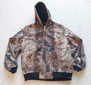 Vintage Carhartt Realtree Camo Hooded Jacket J221 CAP Size XL Tall Clean  - Bild 1 von 8