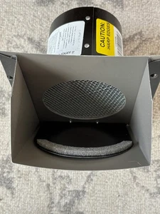 GAF Master Flow 4 Zoll Runder Wandlüfter in Schwarz L-WVA4BL Kostenloser Versand - Bild 1 von 7