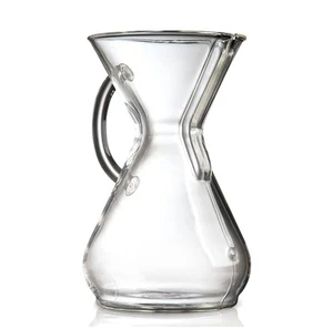 Pour-Over Glas Kaffeemaschine - Glasgriff Serie - 8 Tassen - Exklusive Verpackung - Bild 1 von 9
