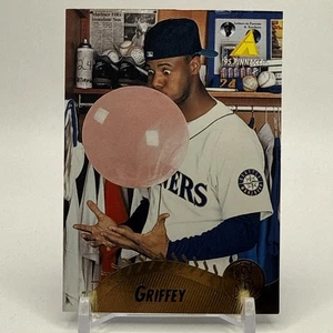 1995 Pinnacle Ken Griffey Jr #128 Seattle Mariners Blasen Kaugummi Karte. 4 - Bild 1 von 10