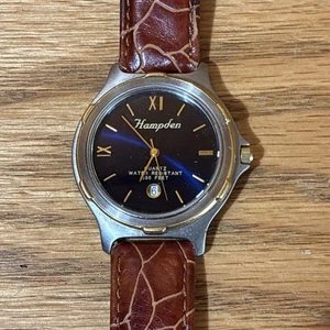 Vintage Hampden Uhr mit Lederarmband sehr guter Zustand (9B) - Bild 1 von 9