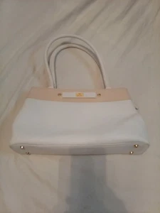 Valentino Rudy Designer Purse Hand Bag Shoulder Bag Rare White - Picture 1 of 13