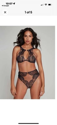 Calzoncillo grande Agent Provocateur Violetta azul marino talla 2/S Agent Provocateur Foto 1 de 4