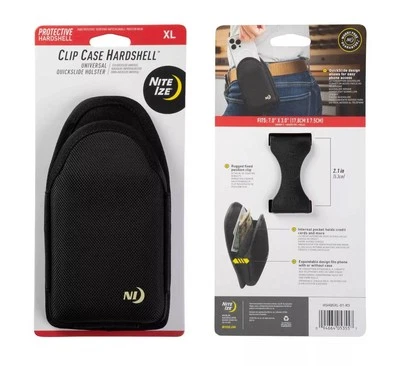 Nite Ize Clip Case Hardshell Universal QuickSlide Holster XL Belt Clip Phone - Image 1 of 4