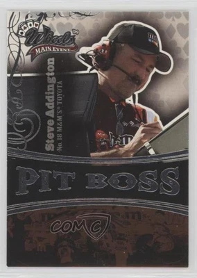 2009 Wheels Main Event Pit Boss Steve Addington #51 Rookie RC - Image 1 of 2