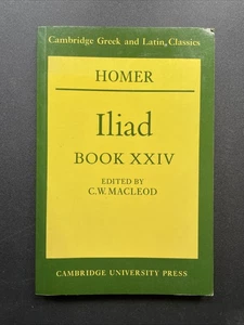 Iliad Book XXIV (24) - Homer, ed. Macleod (PB Greek Text w Commentary) - Picture 1 of 6