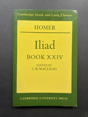 Iliad Book XXIV (24) - Homer, ed. Macleod (PB Greek Text w Commentary) - Image 1 of 4