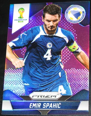 2014 Prizm чемпионата мира Emir Spahic фиолетовый # 64/99 Босния #24 - Изображение 1 из 2