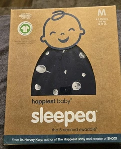 Happiest Baby Sleepea - Blue/black SWADDLER Small 0-2 months 5-12 Lb Planets - Picture 1 of 7