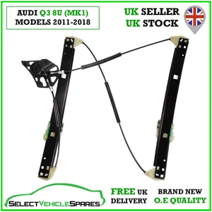 NEW AUDI Q3 8U (MK1) DRIVERS SIDE RIGHT FRONT WINDOW REGULATOR 2011-2018 - Picture 1 of 4