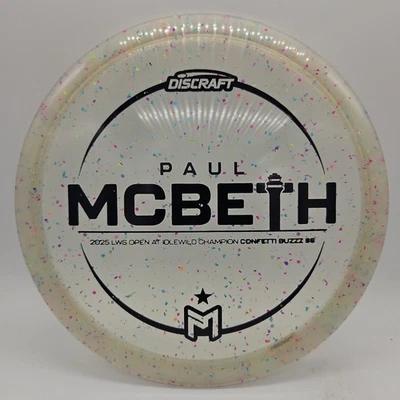 Discraft Z Confetti Buzzz SS Paul McBeth Victory Edition Multi Color/Black  - Image 1 of 3