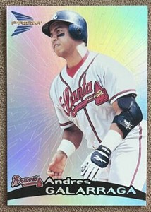 1999 Pacific Prism Baseball Andres Galarraga Atlanta Braves #10