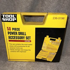 58 Pc Power Drill Accessory Set 236-5196 - Picture 1 of 3