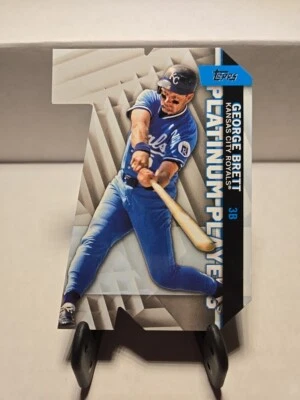 2021 Topps Platinum Players Die-Cuts #PDC-8 George Brett KC Royals 012725 - Image 1 of 4