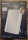 iHome Lighted Vanity Mirror with Bluetooth Speaker Portable 6in x 8in NEW Sealed