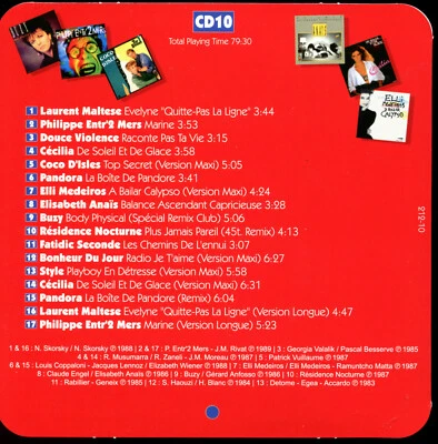 Les Années 80 Versions MAXI 45 t. CD Compilation Rareté VOL.2 CD10 - Image 1 of 2