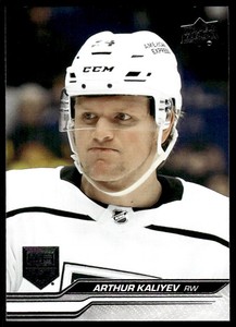2023-24 Upper Deck Series 1 Arthur Kaliyev #85