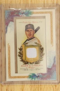 2007 Topps Allen & Ginters Framed Mini Relics Paul Lo Duca AGR-PL Baseball Card - Picture 1 of 2