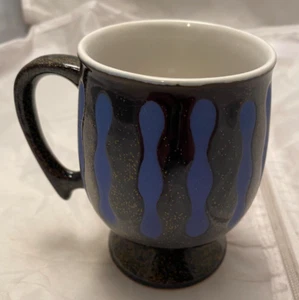 Arnart 5th Avenue Made in Japan Speckled Brown Blue 4 Inch Porcelain Coffee Mug - Picture 1 of 17