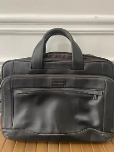 Hartmann braune erweiterbare Aktentasche Laptoptasche aus Leder UVP 550 $ - Bild 1 von 7