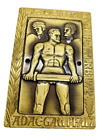 Vintage German ADAC Automobile Club Bronze Metal Car Grille Badge Sign 484