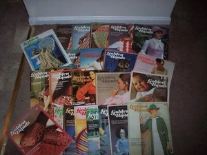 Lote de 23 Golden Hands De Colección Años 70 Patrones de Costura de Crochet Tejidos Proyectos Artesanales - Imagen 1 de 11