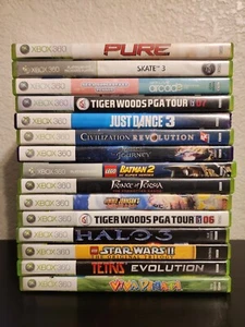 Lot Of 15 Xbox 360 Video Games All Tested & Working Halo, Star Wars, Sonic, Pure - Picture 1 of 3