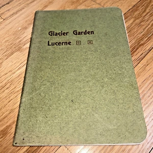 1922 GLACIER GARDEN, LUCERNE Guide Book SWITZERLAND - Picture 1 of 10