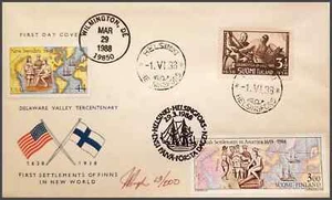 Pugh 350th Anniversary of New Sweden on a 1938 Swedish FDC - Bild 1 von 2