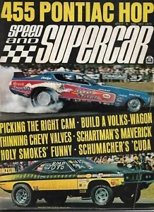 SPEED & SUPERCAR 1972 OCT - VALVES, SCHUMACHER'S CUDA, 455 PONTIAC, CAMS - Imagen 1 de 1