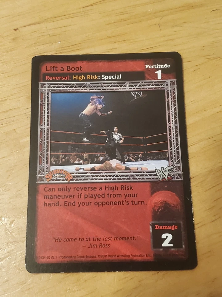 WWE WWF Raw Deal CCG - Lift a Boot - SS - Image 1 of 1