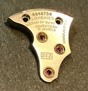 Longines Uhr Kaliber 23Z Platte für mittlere, 3. und 4. Räder - Bild 1 von 2