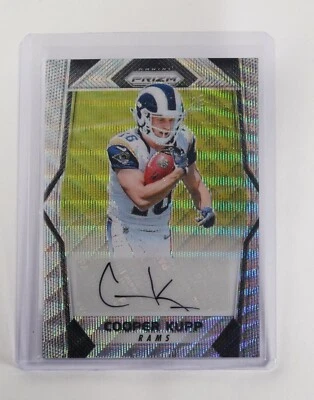2017 Panini Prizm Cooper Kupp Auto Blue Wave /149 Mint RC Superbowl MVP - Image 1 of 3