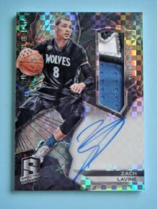 2015/16 Panini Spectra Zach LaVine Auto SICK Patch Black Refractor 1/1 - Picture 1 of 3