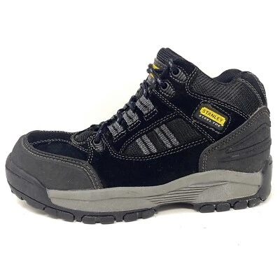 Botas de seguridad de cuero de trabajo con puntera de acero Stanley para hombre y niño talla 7 M resistentes al deslizamiento de aceite Foto 1 de 4