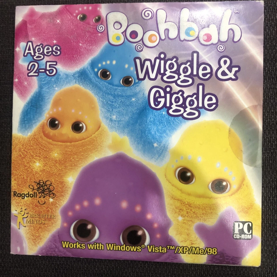 BoohBah Wiggle & Giggle (Ages 2-5) (CD, 2006) for Win/Mac -NEW PC CD in SLEEVE - Image 1 of 4
