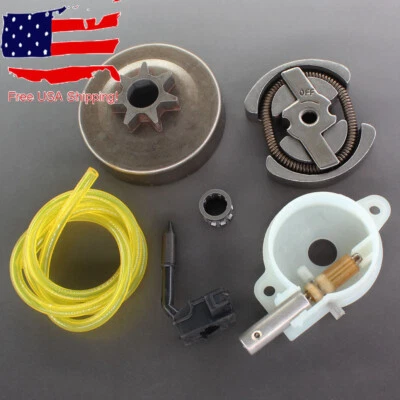 Sprocket Clutch Drum For Husqvarna 36 41 136 137 141 142 235 240 Oil Pump - Image 1 of 4