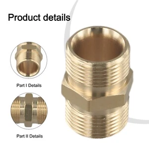 M22 To Male Adapter Connector Power Pressure Washer Hose Outlet For For - Picture 1 of 23