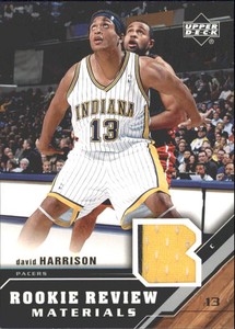 2005-06 Upper Deck Rookie Review Materials Basketball Card #HA David Harrison 