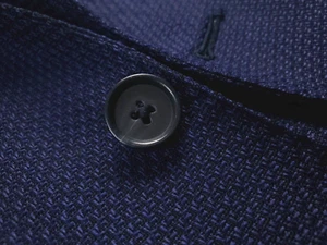 NEW Brooks Brothers 44R Vitale Barberis Woven Sport Coat Navy Blue PATCH POCKET - Picture 1 of 10