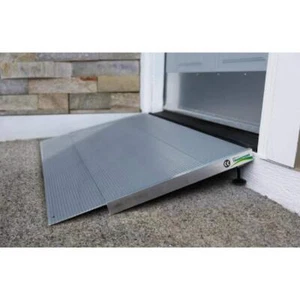 Mobility Wheelchair Scooter Threshold Ramp 1-2.75" Adjustable Height Aluminum - Picture 1 of 13