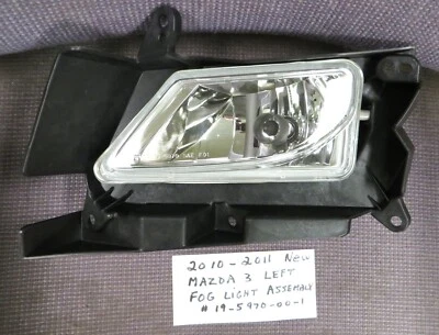 Nuevo conjunto de faros antiniebla del lado izquierdo del conductor Mazda 3 2010-2011 Foto 1 de 2