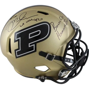 Mike Alstott Signed Purdue Boilermakers F/S Helmet Boiler Up Beckett 50171 - Picture 1 of 6