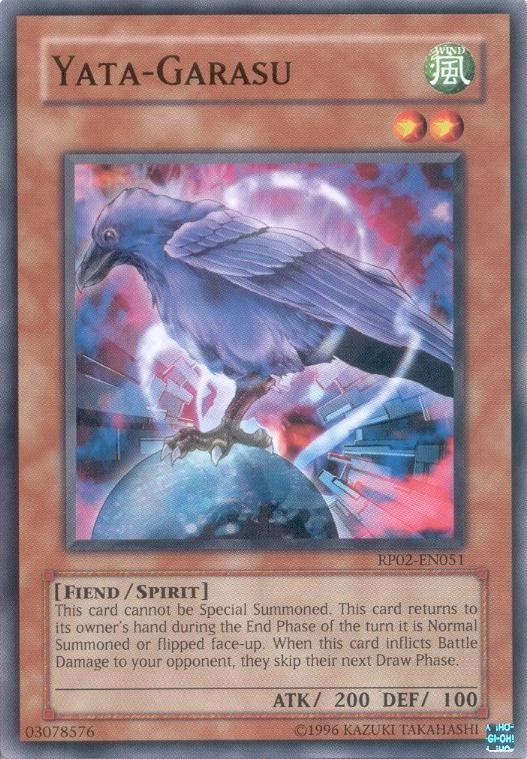 Yata-Garasu - RP02-EN051 - Common - Unlimited Edition Lightly Played Retro Pack  - Image 1 of 1