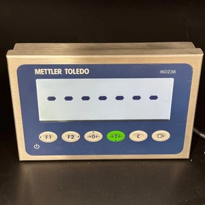 Mettler Toledo IND236 Indicador de Peso Digital Pantalla Terminal Báscula Industrial - Imagen 1 de 7