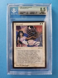 Shahrazad Arabian Nights Vintage MTG Reserved List Graded 8.5 NM-MT!!! - Picture 1 of 2