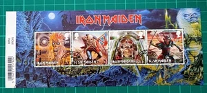 2023 Iron Maiden Miniature Sheet USED - Picture 1 of 1